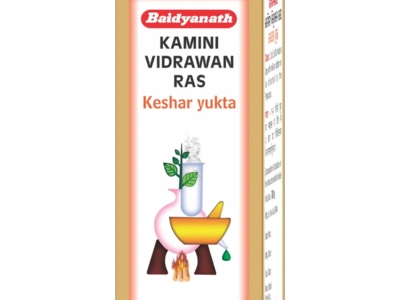 Baidyanath Kamini Vidrawan Ras Keshar Yukta Ayurveda Tablet