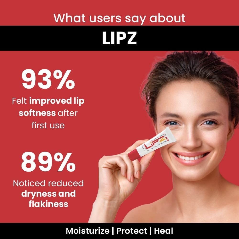 Lipz Lip Moisturiser Paraben Free and SPF 15 - Image 5