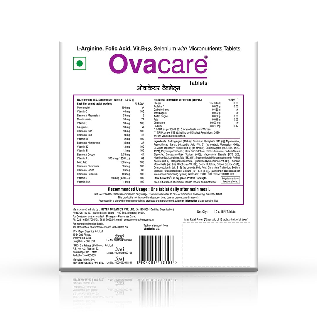 Ovacare Gluten Free Tablet