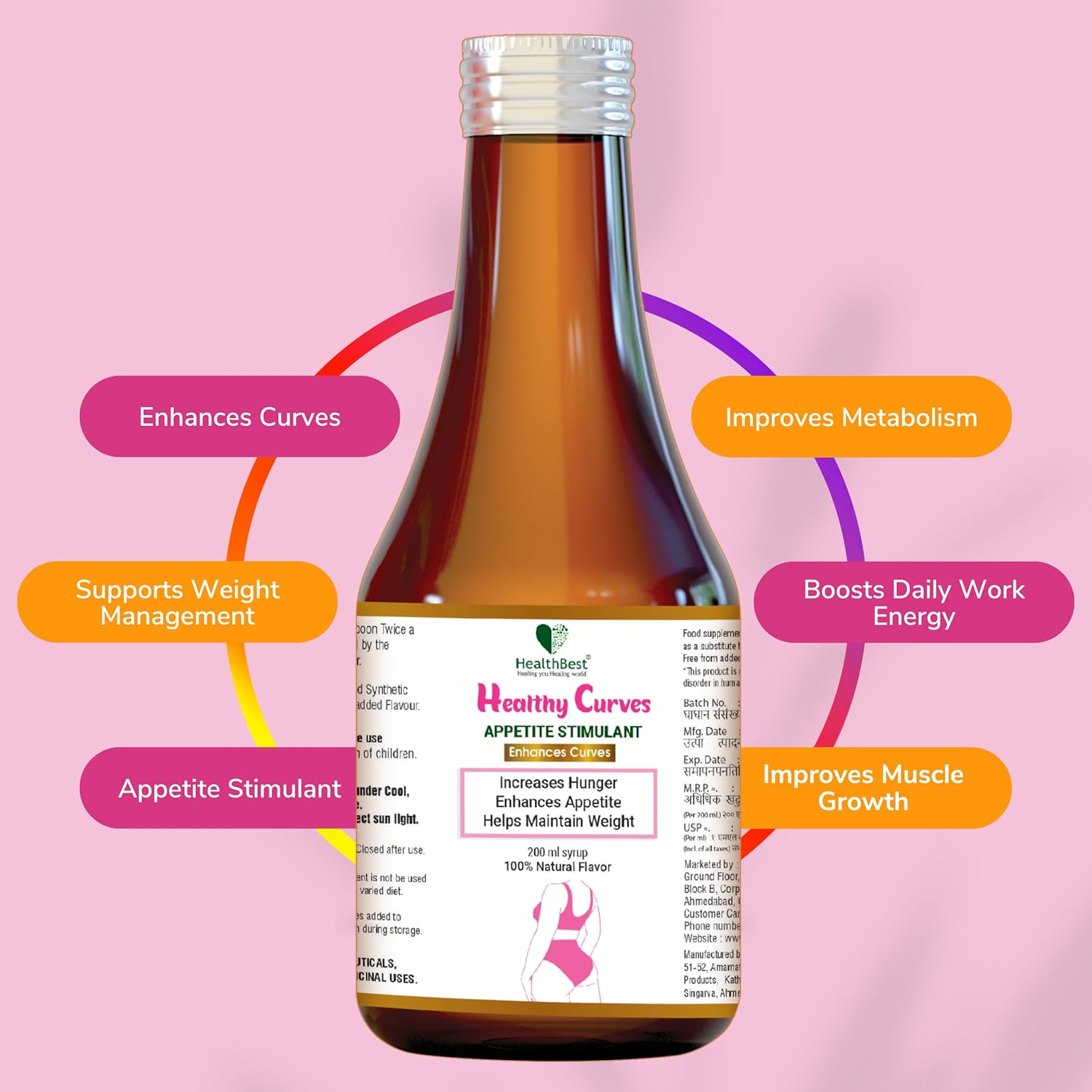 Healthbest Weight Gain Syrup For Women
