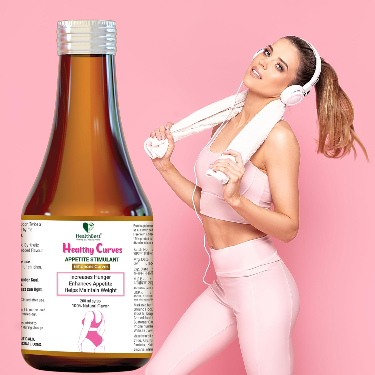 Healthbest Weight Gain Syrup For Women - Image 6