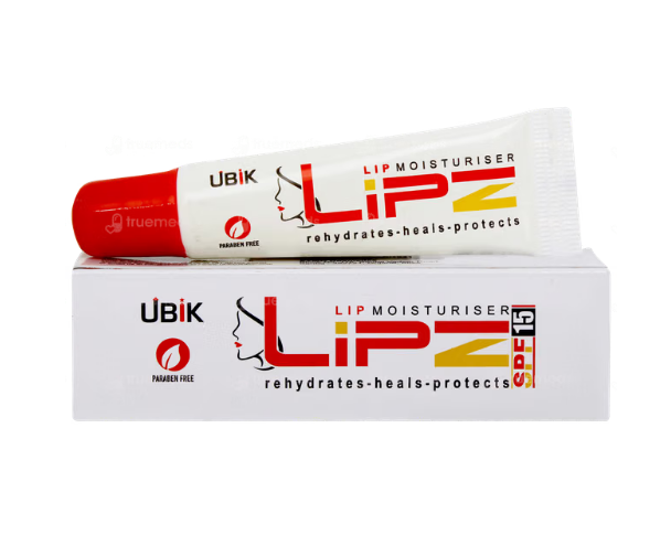 Lipz Lip Moisturiser Paraben Free and SPF 15