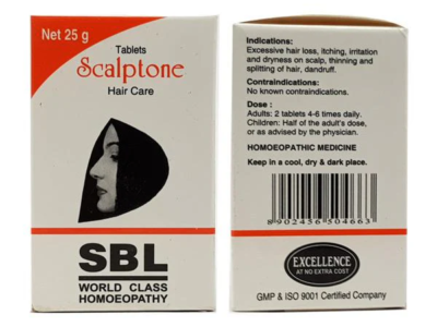 SBL Scalptone Tablet (Homeopathic Hair & Scalp Therapy)