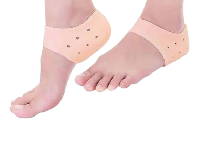 Purastep Silicone Gel Heel Pad Socks