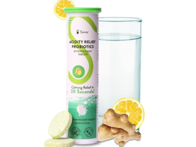 Sova Health Acidity Relief Probiotics Effervescent Tablets