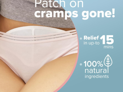 Nua Cramp Comfort || 3 Heat Patches for Period Pain and Cramps