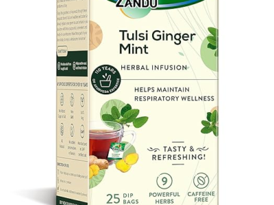 Zandu Tulsi Ginger Mint Tea Bags