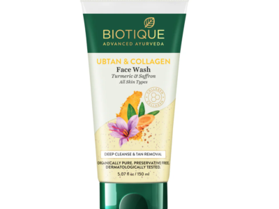 Biotique ubtan & collagen face wash 150ml