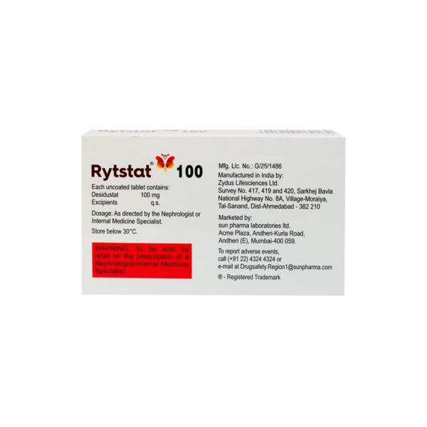 Rystat 50 Rytstat 100mg Tablet