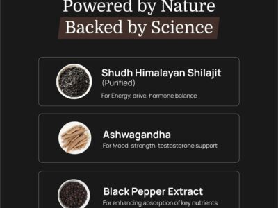 Shudh Himalayan Shilajit & Ashwagandha Capsules for Men