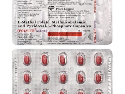 Folvite Active - Strip of 15 Capsules