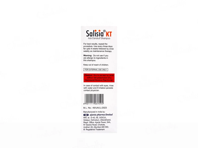 Salisia KT Anti Dandruff Shampoo - Image 5
