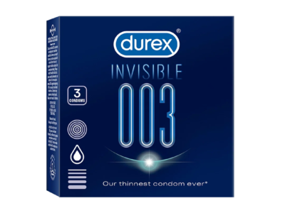 Durex Invisible 003 - 3 Condoms