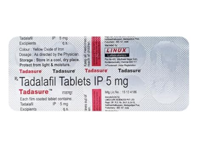 Tadasure 5MG - Strip of 10 Tablets