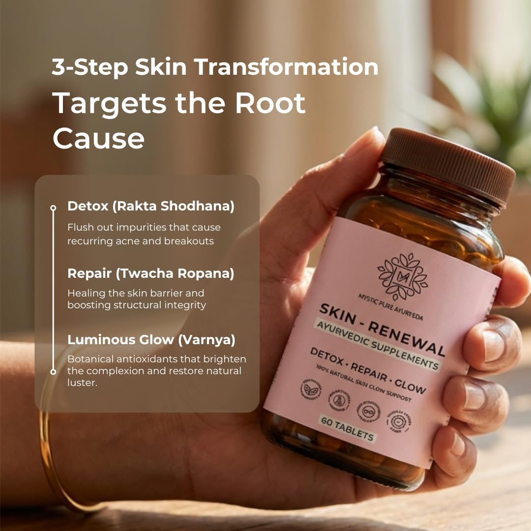 Mystic Pure Ayurveda Skin-Renewal Tablet - Image 5