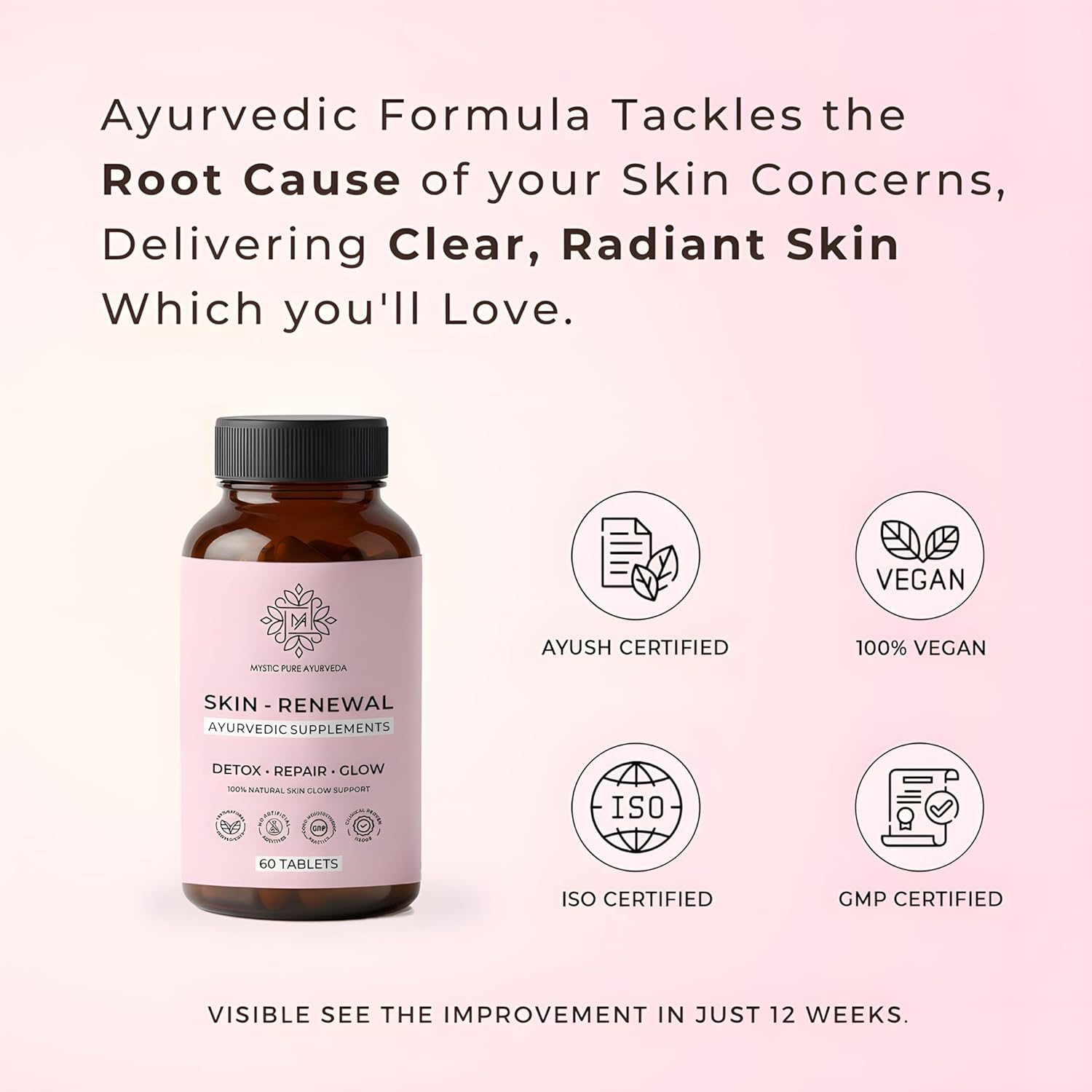Mystic Pure Ayurveda Skin-Renewal Tablet - Image 7