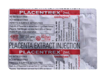 Placentrex - Pack of 7 Ampoules of 2 ml Injection