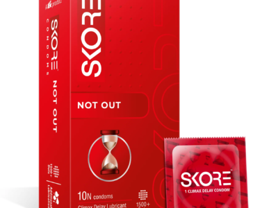 Skore Not Out Climax Delay with Additional Lubrication | Condom