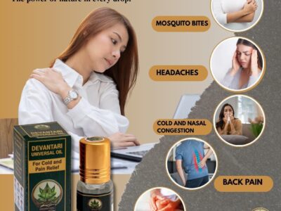 Indian Ayurveda oil for cold