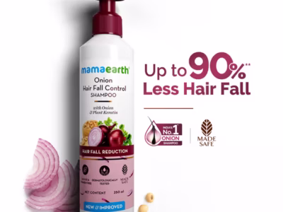 Onion Shampoo with Onion and Plant Keratin for Hair Fall Control - 250ml