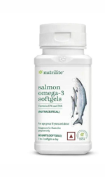 Salmon Omega-3 Fish Oil Softgel Capsules