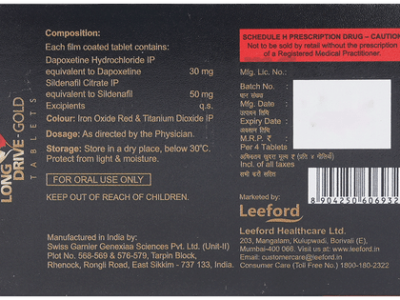 Long Drive-Gold Tablet