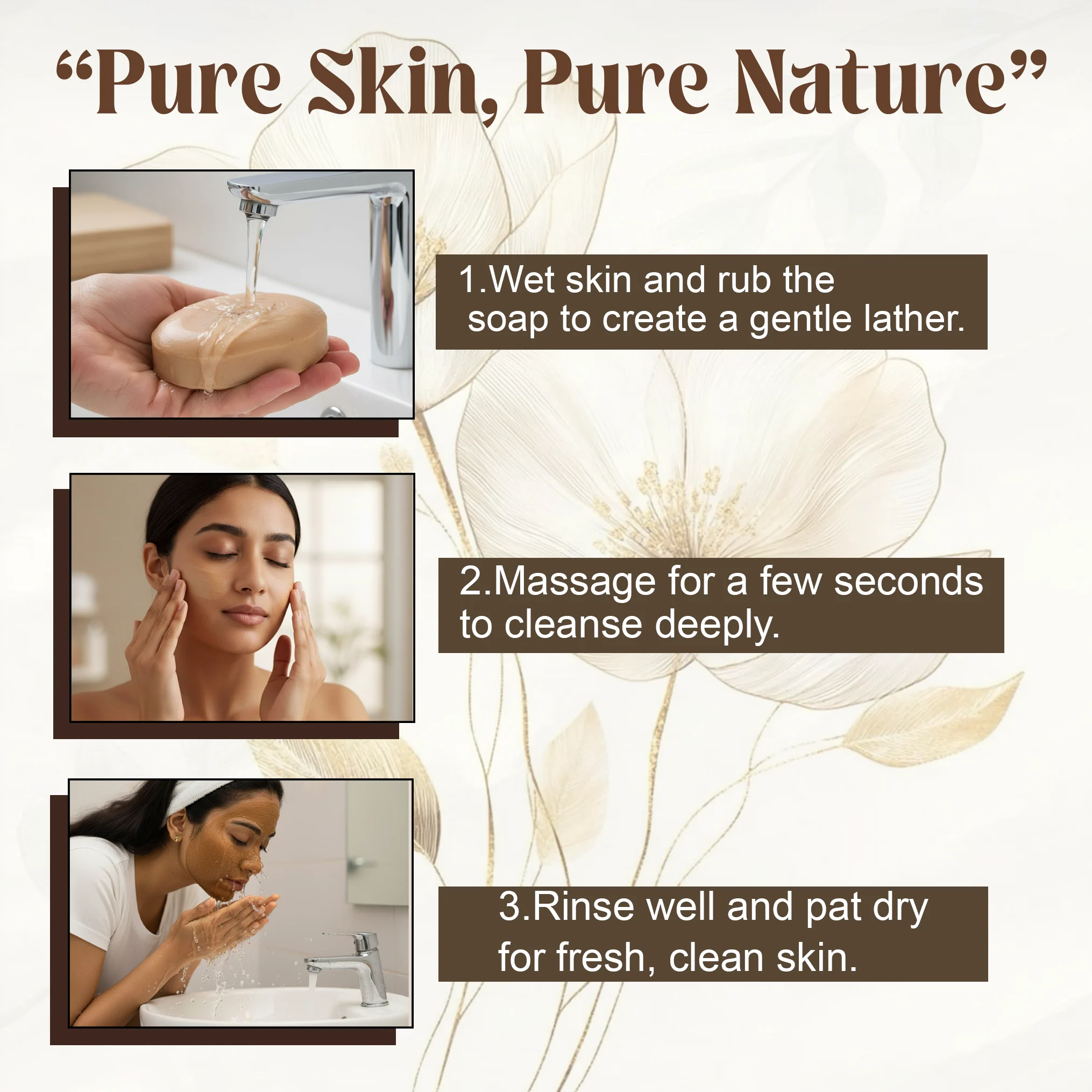 Lebrostone Multani Mitti & Neem Herbal Soap - Image 4