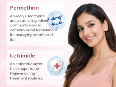 PERMABIZ-C Lotion, Anti-Scabies Treatment, Permethrin + Cetrimide