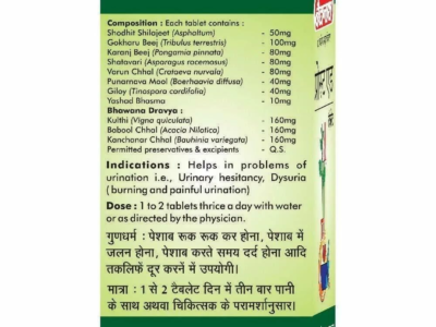 Baidyanath Asli Ayurved Prostaid I Urinary Track Infection