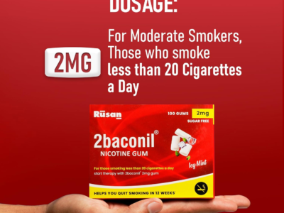 Rusan 2baconil 2mg 100 Nicotine Gums