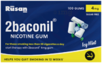 2baconil Nicotine Gums Icy Mint Sugar Free