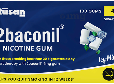 2baconil Nicotine Gums Icy Mint Sugar Free