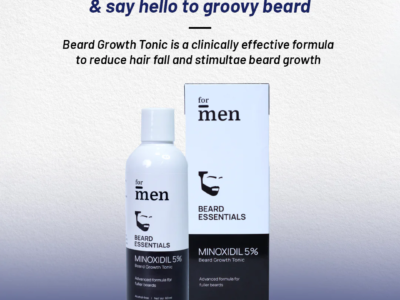 for men Beard Growth Tonic with 5% Minoxidil