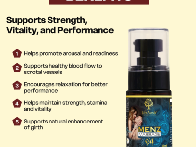 Ayurvedic Massage Oil for Men – Strength, Stamina & Stress Relief in Every Drop