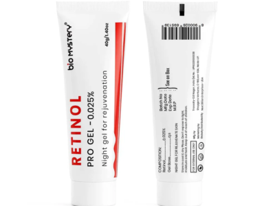 Bio Mystery Retinol Pro Gel 0.025% – Anti-Acne & Wrinkle Repair Night Gel – 40g