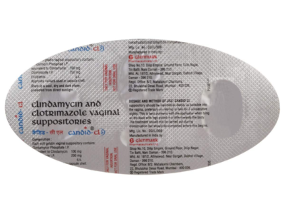 Candid-CL - Strip of 3 Vaginal Suppositories