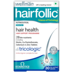 Wellman Hairfollic Hair supplements for Men with zinc, selenium, lignans that supports hair growth
