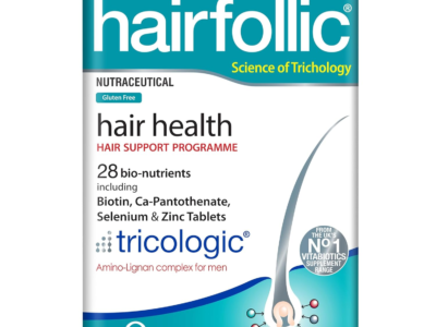 Wellman Hairfollic Hair supplements for Men with zinc, selenium, lignans that supports hair growth