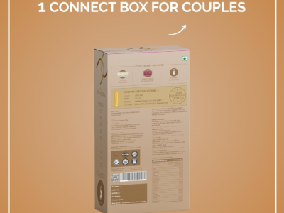 Nooky Connect Romance Booster Kit – Condoms | Mood-Lifting Chocolates & Satin Blindfold for Couples