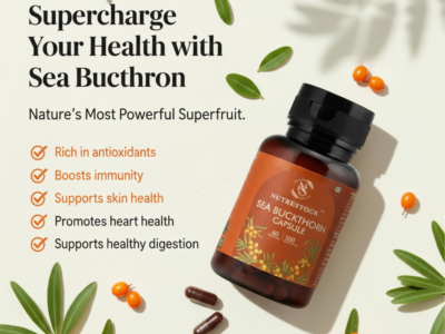 Organics Sea Buckthorn Berry Powder Capsules 1000mg 