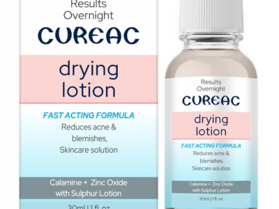 Salve Cureac Drying Lotion with Calamine, Zinc Oxide & Sulphur