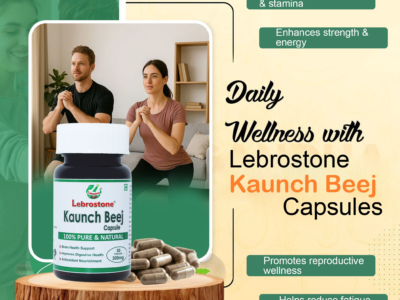 Kaunch Beej Capsules – Ayurvedic Herbal Supplement for Strength, Stamina & Vitality
