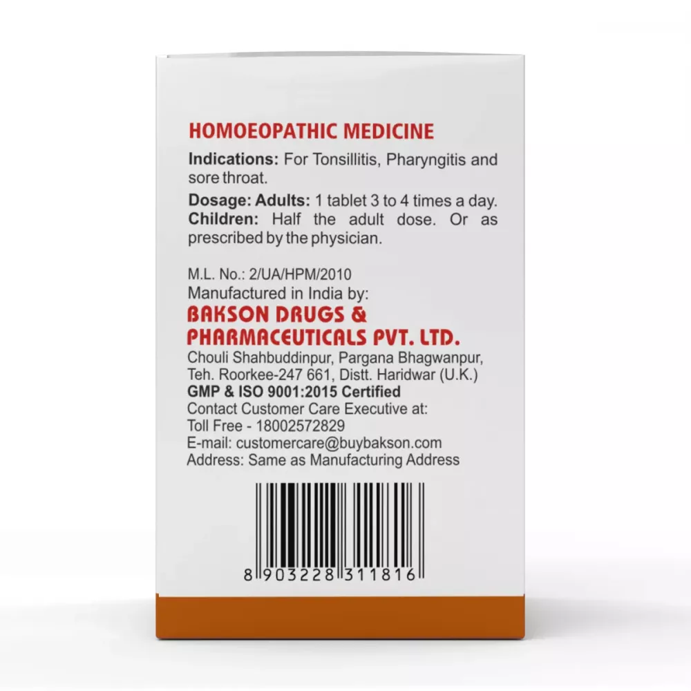 Bakson Tonsil Aid Tablets - Image 5
