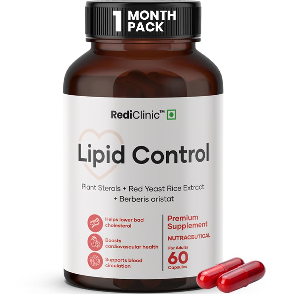 Lipid Control Capsules |Blend of Plant Sterols, Arjuna, Guggul