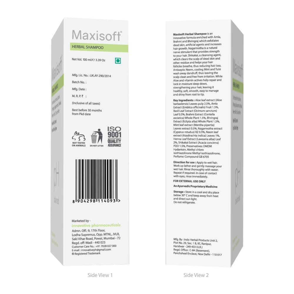 Maxisoft Herbal Shampoo| Hair Fall Control