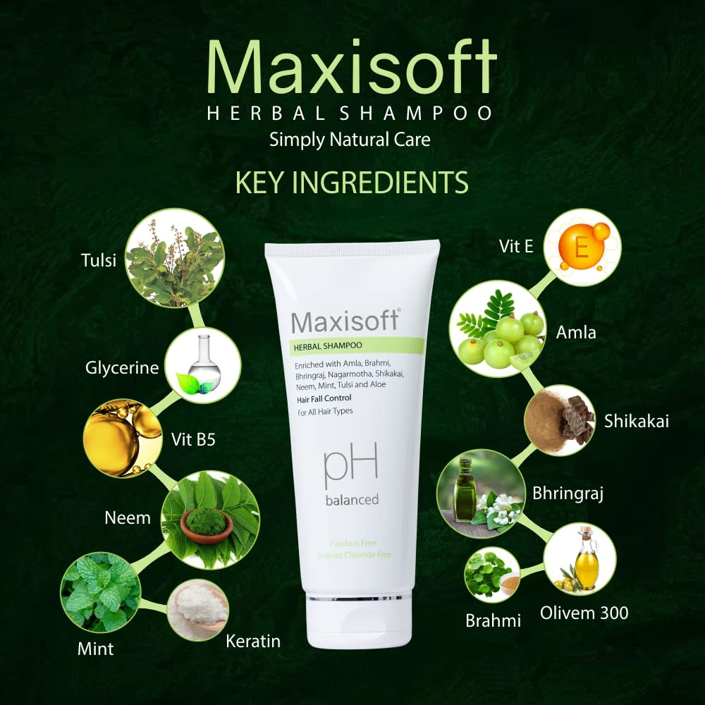 Maxisoft Herbal Shampoo - Image 4