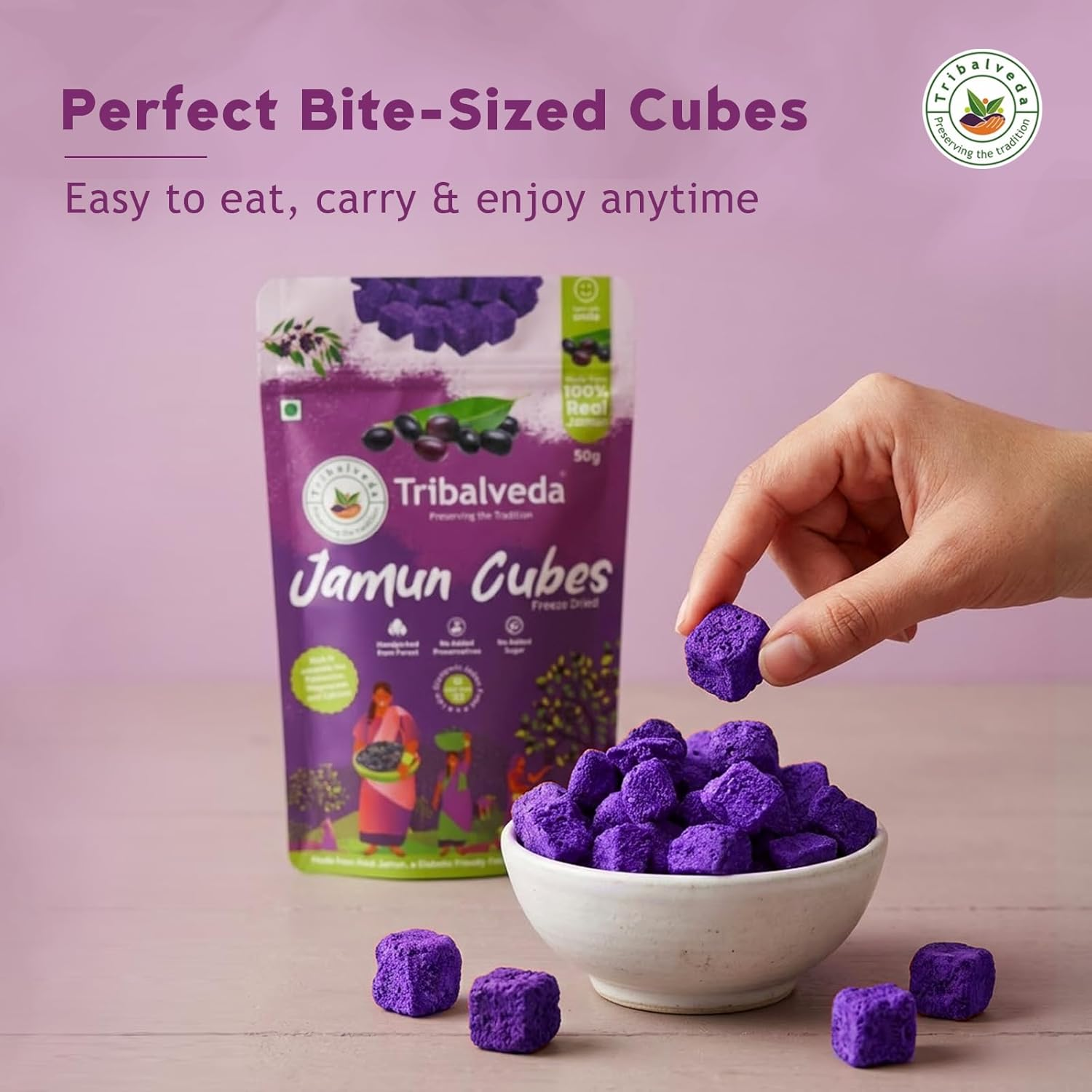 Tribalveda Jamun dried Cubes - Image 5