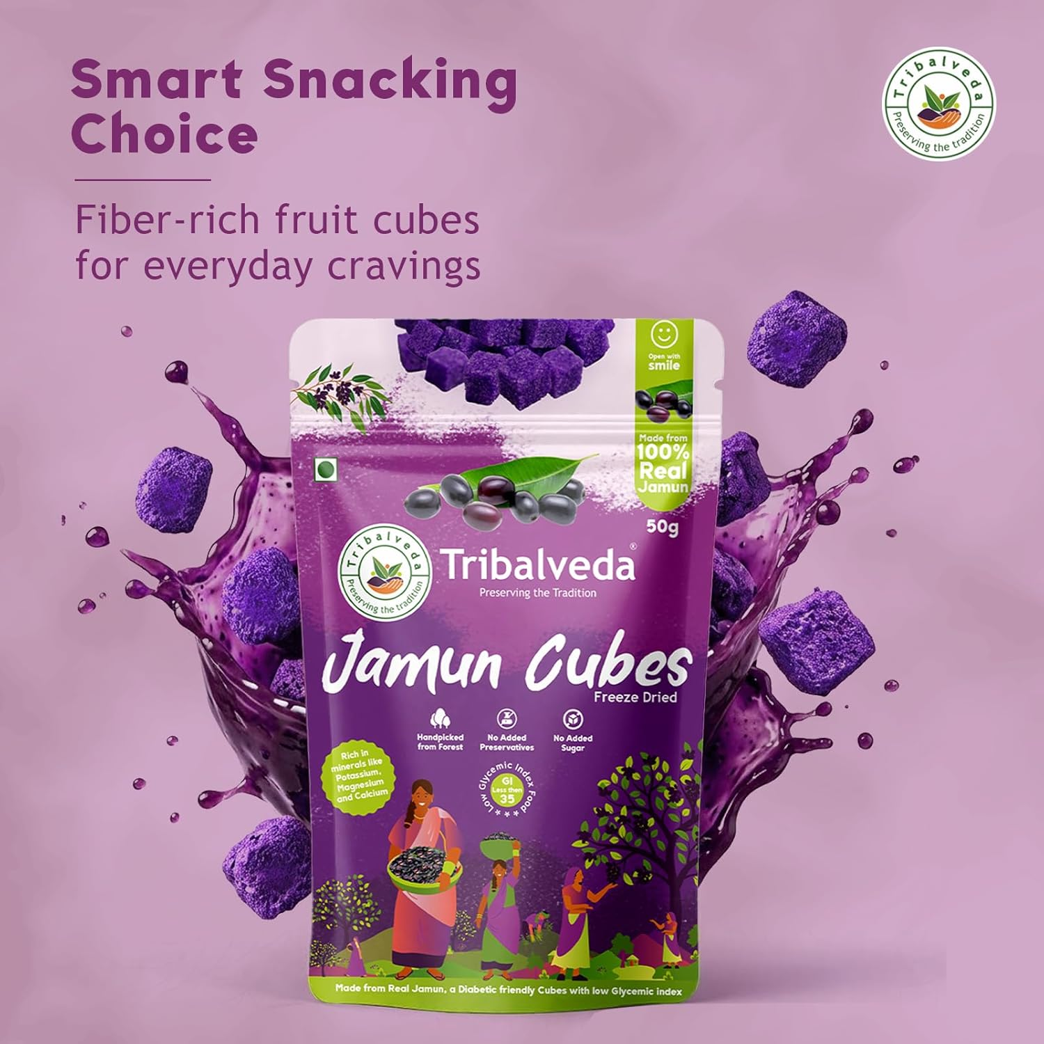 Tribalveda Jamun dried Cubes - Image 4