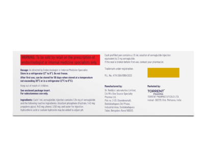 Semalix 2mg Prefilled Pen Injection