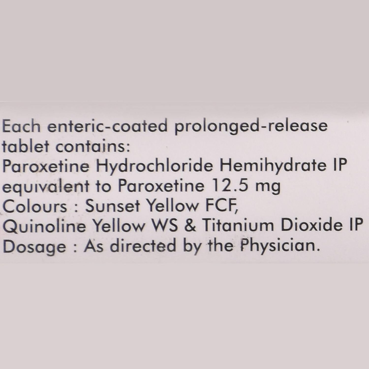 Panex-CR 12.5mg Tablet - Image 4
